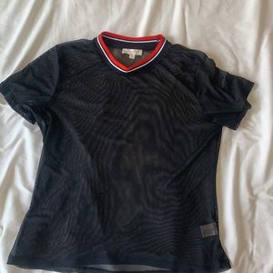 Black Mesh Top